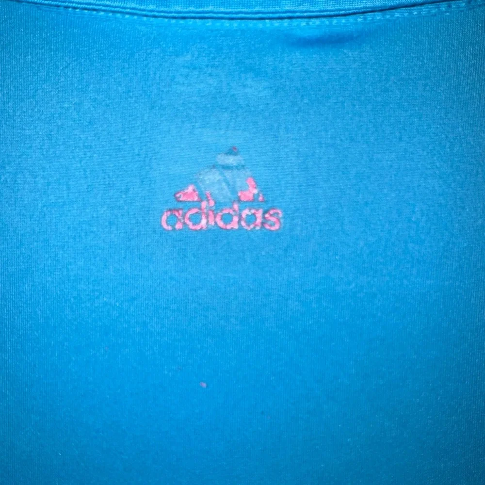 Mens XL Adidas Adizero Golf Polo Shirt Blue Good Striped Graphic Short Sleeve